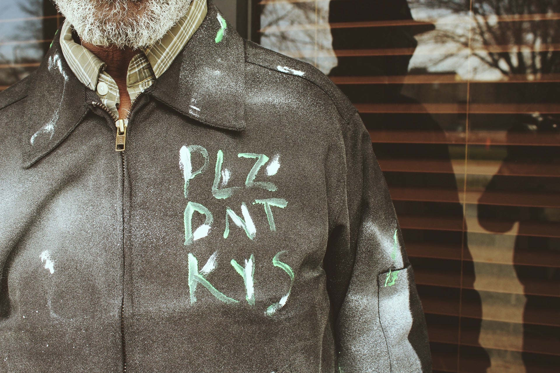 PLZDNTKYS BLACK DICKIE JACKET